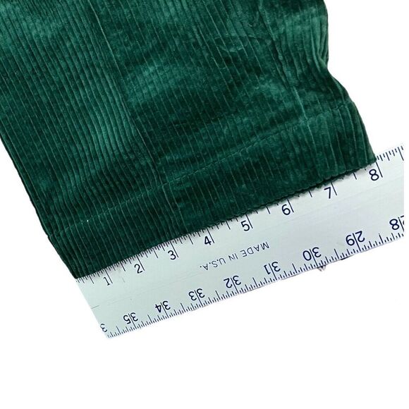 Blank NYC Pants Women’s 25 Green Good to Go Corduroy Straight High Waisted Belt - Picture 8 of 11